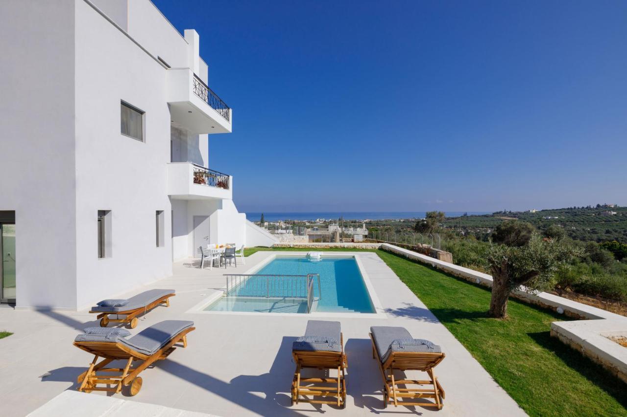 Apartment Tilio - New Apartment With Private Pool 1400M From The Beach Rethymno Exterior foto